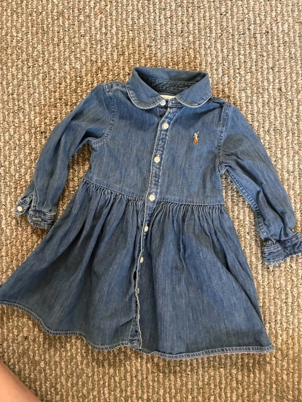 😎 Baby Girl Ralph Lauren Denim Dress
